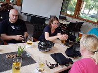 Fischerhütte2  So nach und nach trudelten alle 7 Teilnehmer ein. Spezial Gast Star war Dieter, der aus dem Baumarkt einen kleine Abstecher gemacht hat.